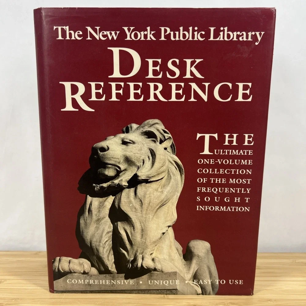The‎ New York Public Library Desk Reference Hardcover First Edition